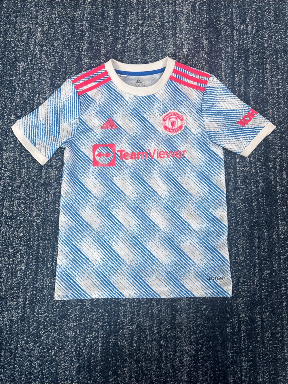 Adidas Youth Manchester United 2021-2022 Away Jersey